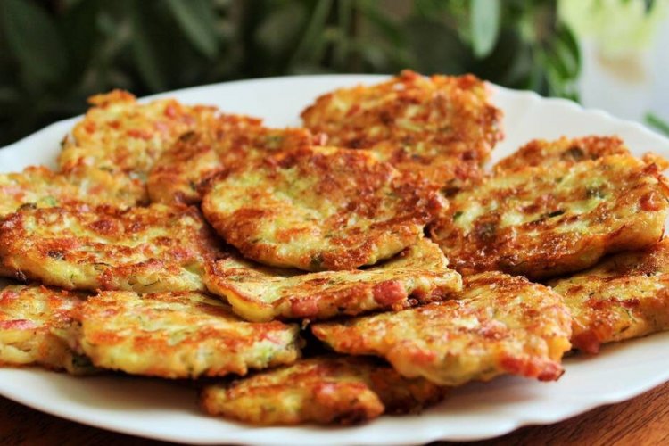 Tortitas de patata con salchicha