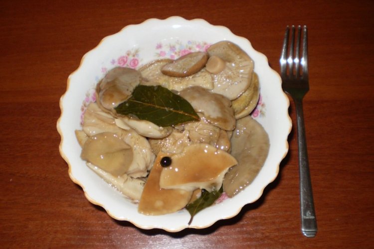 Russulas saladas sin vinagre para el invierno