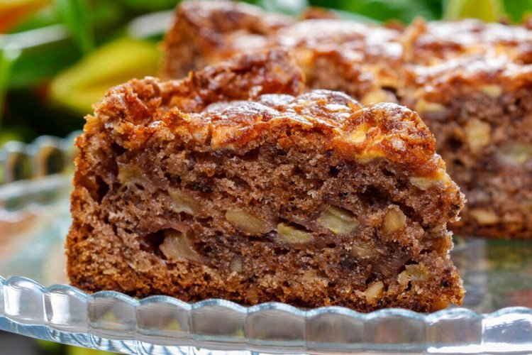 Pastel de plátano y miel