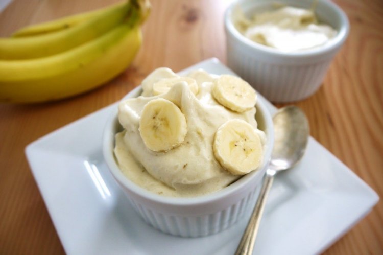 Helado de plátano