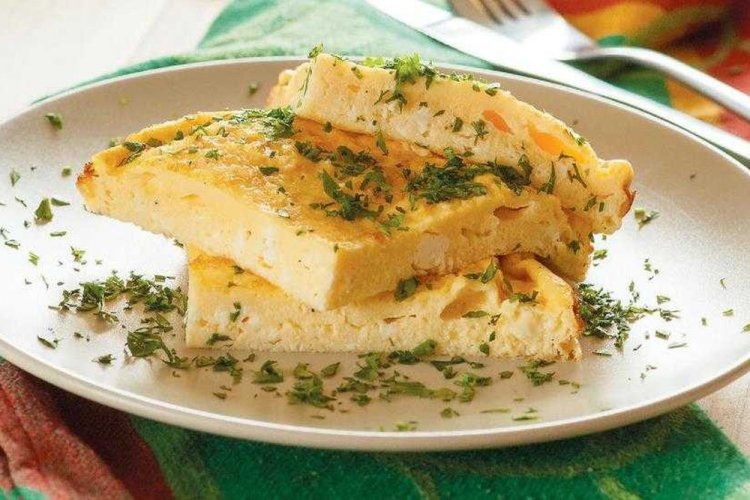 Tortilla con requesón