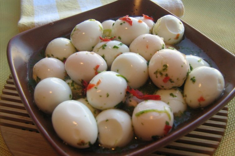 Pickled Quail Eggs