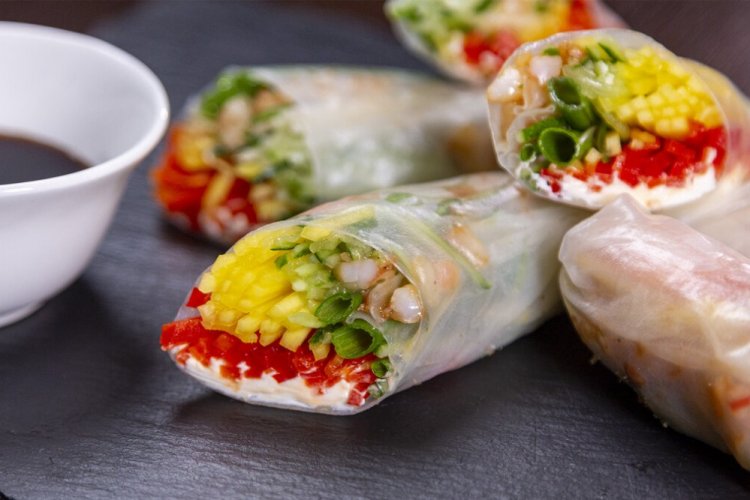 Mango Spring Rolls