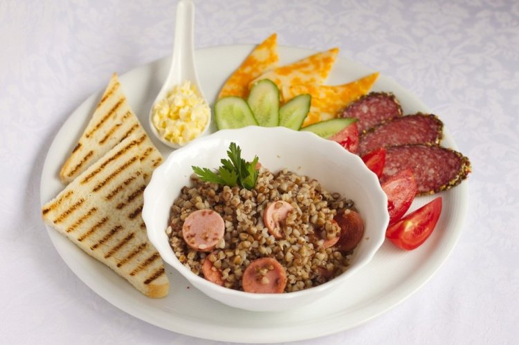 Buckwheat with Sausages