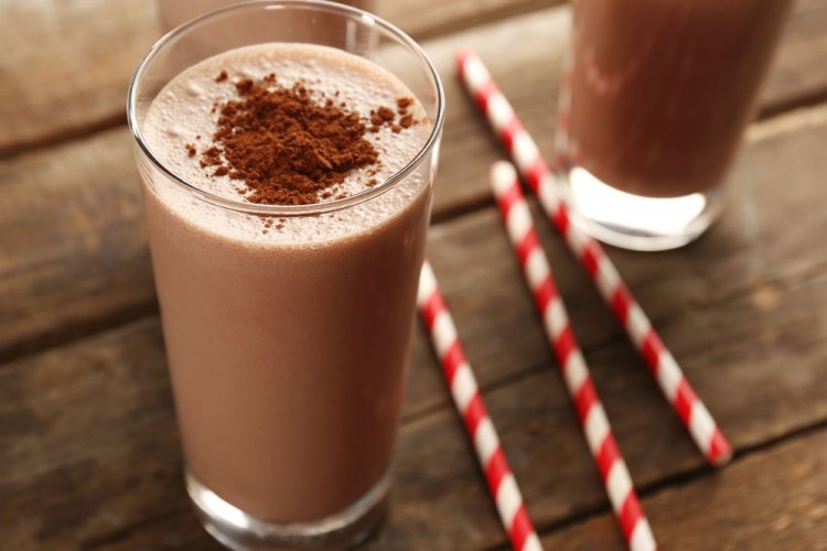 Batido de chocolate con leche condensada