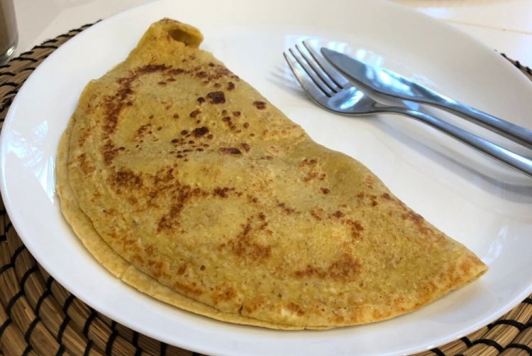 Oatmeal Pancake with Banana and Cinnamon