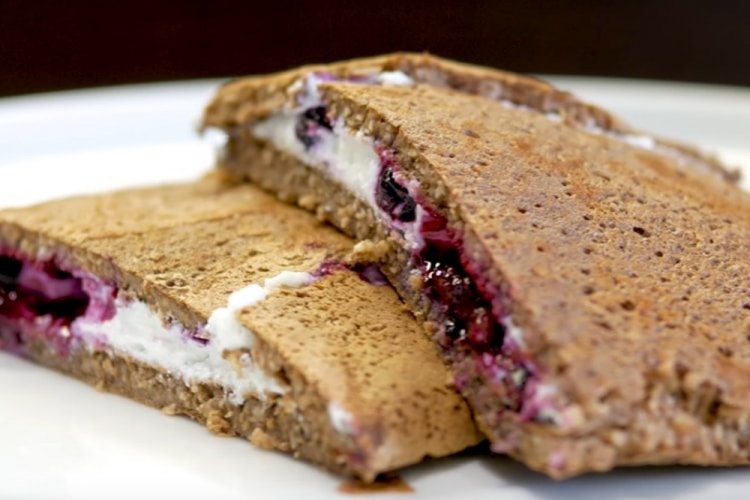 Healthy Chocolate Oatmeal Pancake