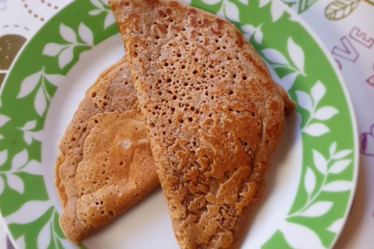 Chocolate Oatmeal Pancake without Eggs