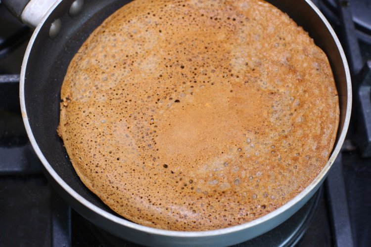 Chocolate Oatmeal Pancake without Milk