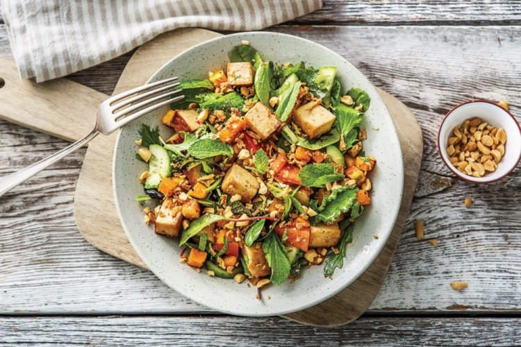 Chicken and Tofu Salad