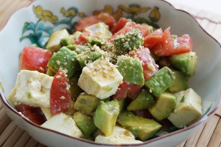 Tofu and Avocado Salad