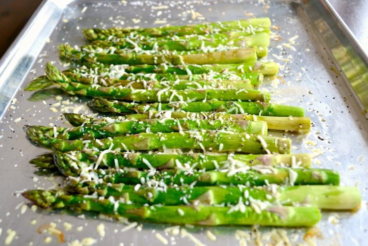 Espárragos al horno