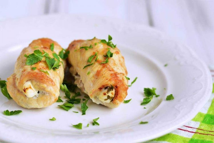 Chicken Rolls with Feta