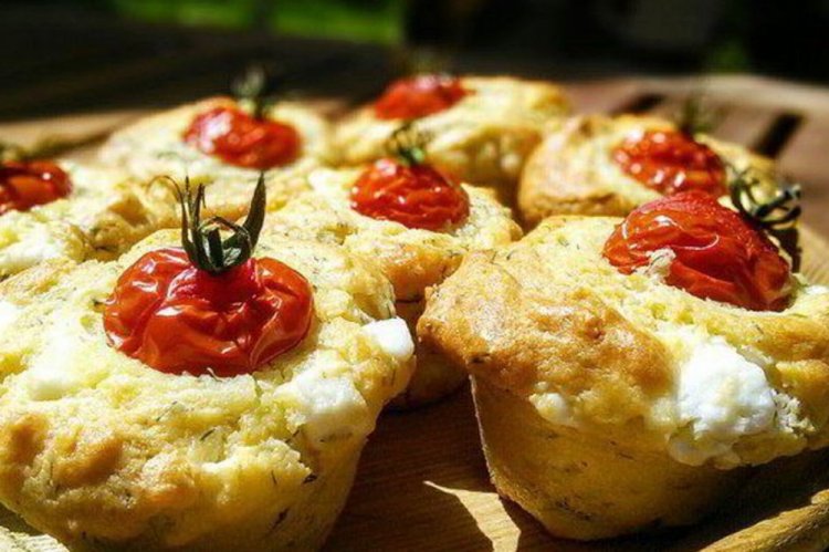 Feta and Herb Muffins