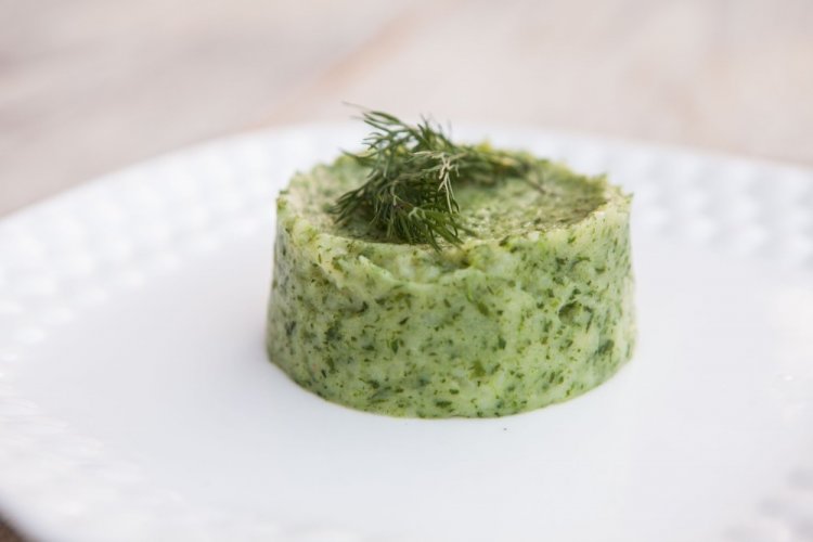 Mashed Potatoes with Spinach