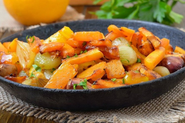 Baked Pumpkin with Vegetables