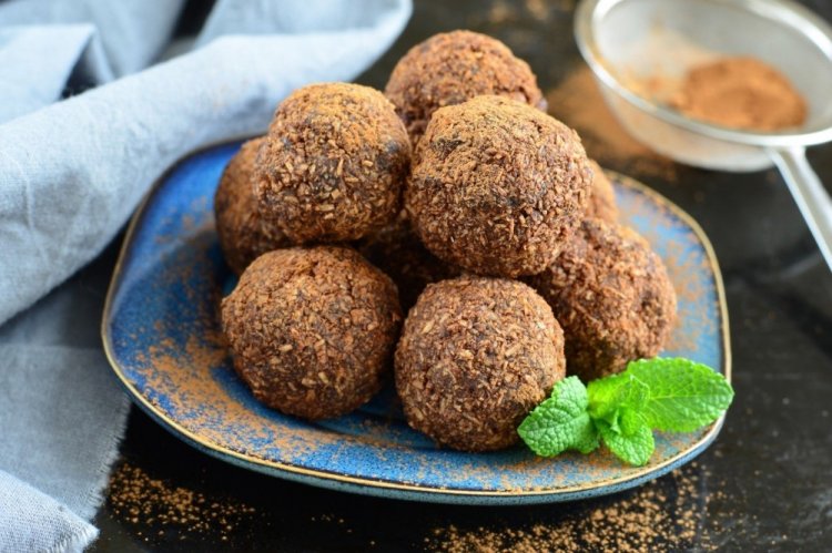 Bombones saludables con algarroba