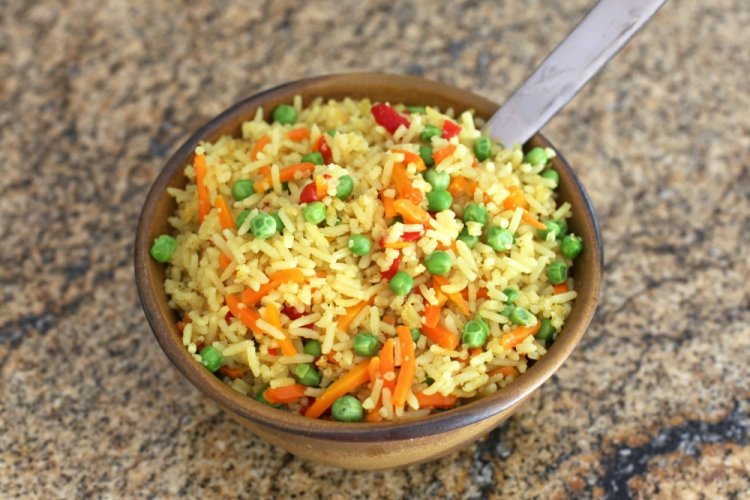 Rice with Green Peas