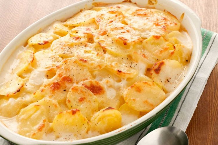 Baked Potatoes with Apples