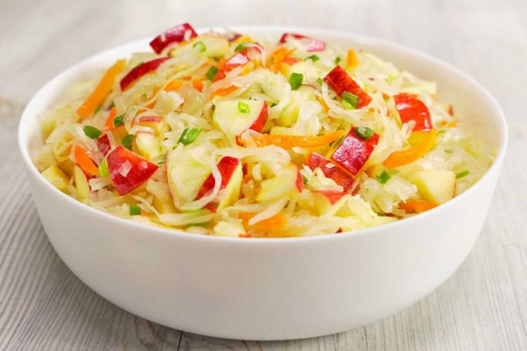 Sauerkraut and Apple Salad