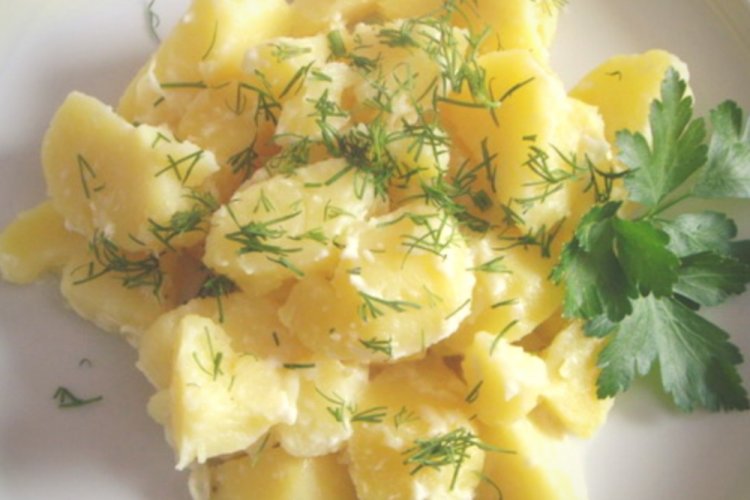 Boiled Potatoes in Milk