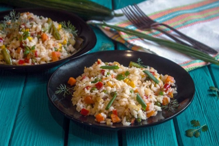 Rice with Mexican Blend