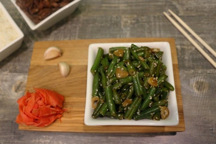 Green Beans in Soy Sauce