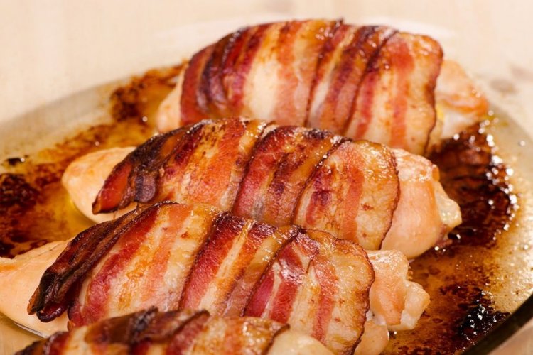 BBQ Bacon-Wrapped Chicken Breast