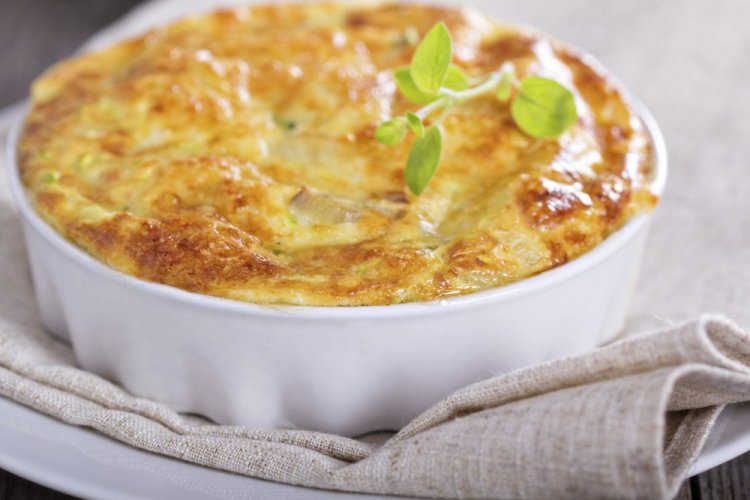 Chicken Soufflé with Zucchini