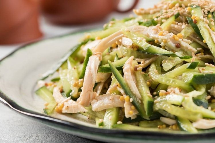 Turnip Salad with Chicken