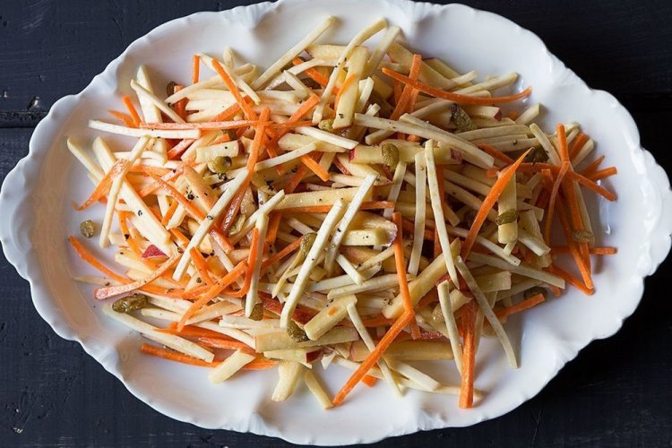 Celery Root and Turnip Salad