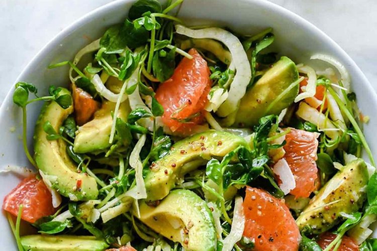 Grapefruit and Avocado Salad