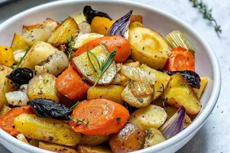 Roasted Vegetables with Apples