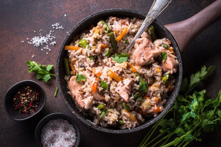 Stewed Turkey with Rice