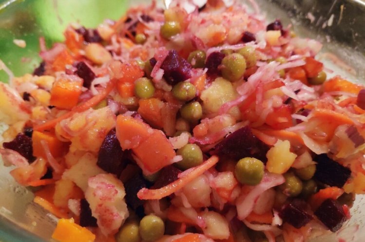 Vinaigrette Salad with Cauliflower