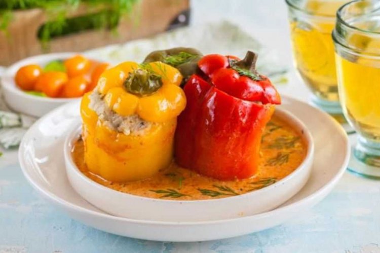 Salsa de leche agria para pimientos rellenos