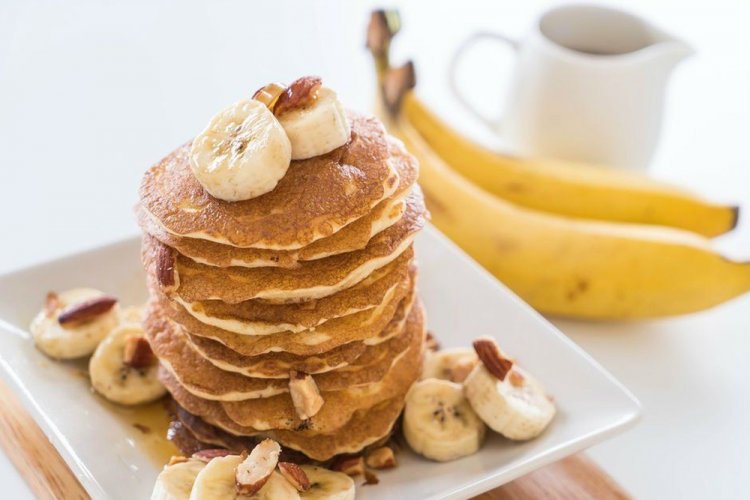 Tortitas de plátano con harina de coco
