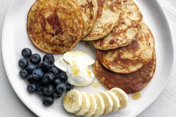 Tortitas de plátano con proteína