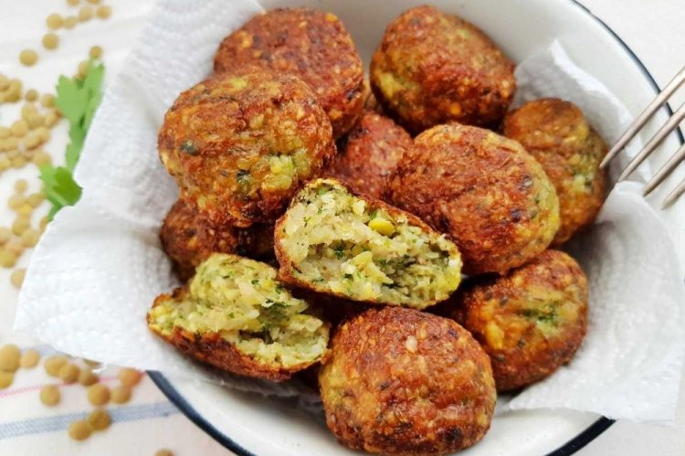 Lentil Patties with Zucchini
