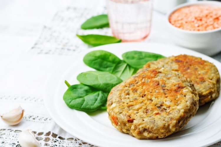 Lentil Patties with Potatoes