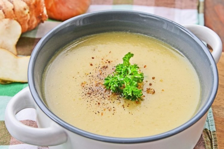 Crema de patata y tupinambo
