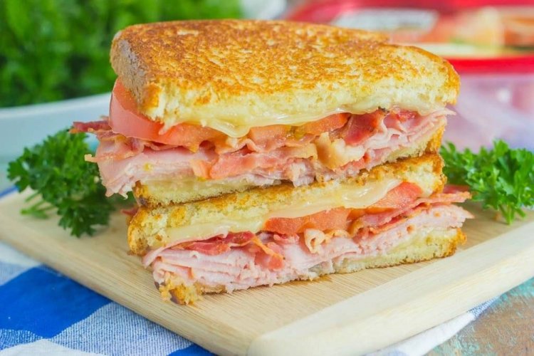 Hot Ham and Egg Sandwiches