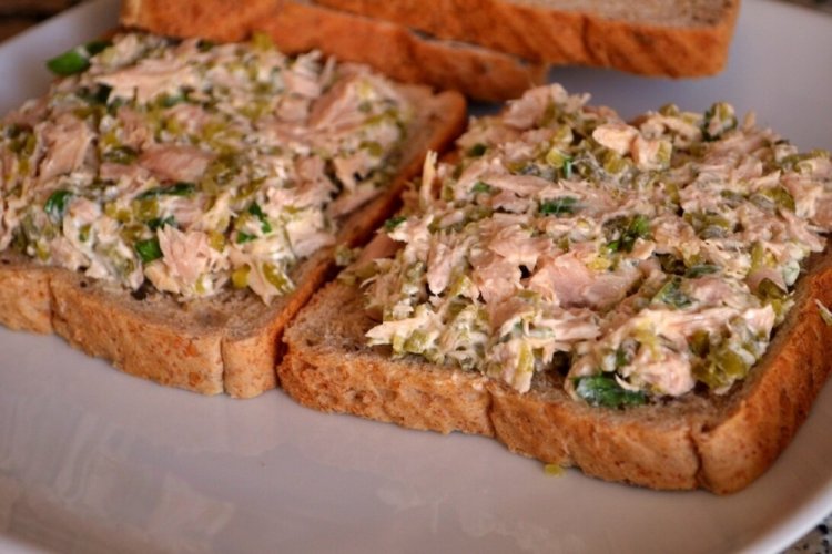 Tuna Sandwiches for Breakfast