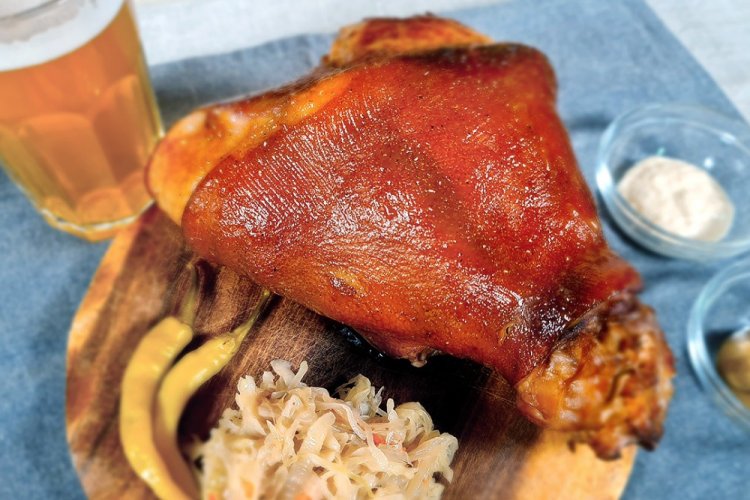 Czech-Style Pork Knuckle in Beer