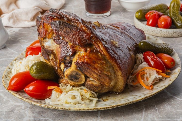 Pork Knuckle in Light Beer