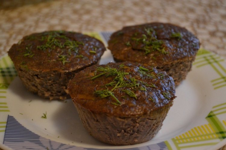 Pork Liver Patties with Cheese in the Oven