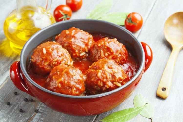 Meatball Hedgehogs with Rice