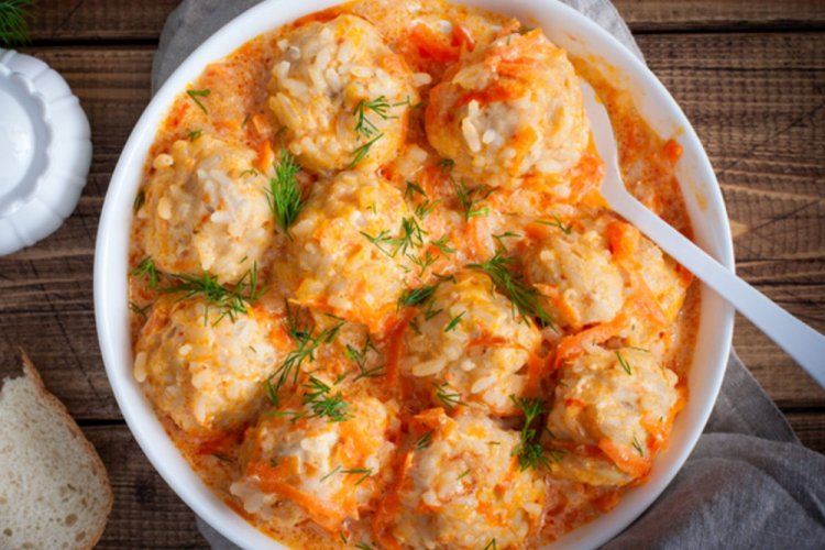 Meatball Hedgehogs in a Slow Cooker