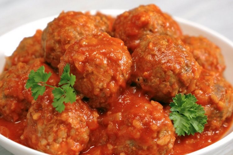 Meatball Hedgehogs with Tomato Paste