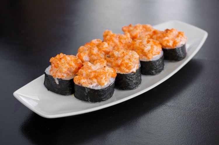 Baked Rolls with Crab Meat